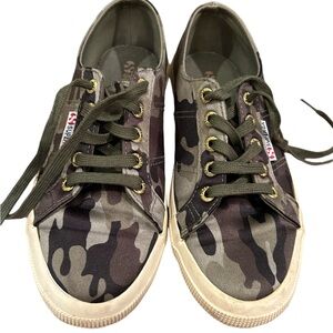 Superga camouflage ladies sneakers